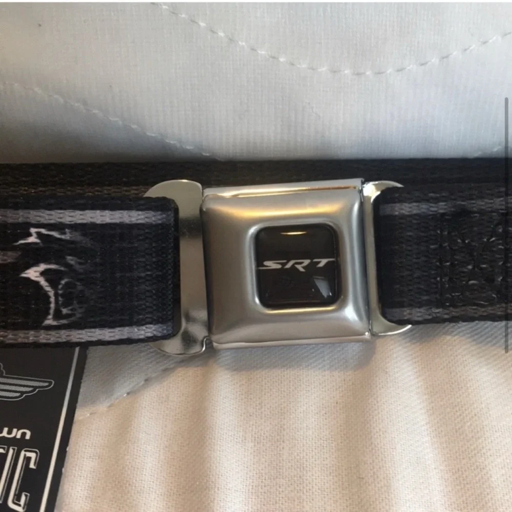Buckle Down Kids Dodger SRT HellCat Logo Belt NWT